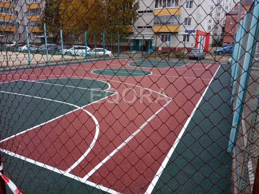Резиновые покрытия из крошки для спортивных площадок в Вагае