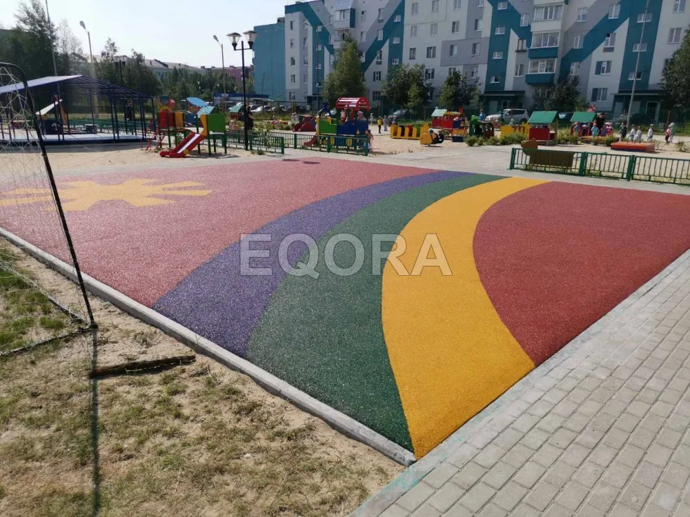 Подходит ли резиновое покрытие для детских площадок в Вагае?